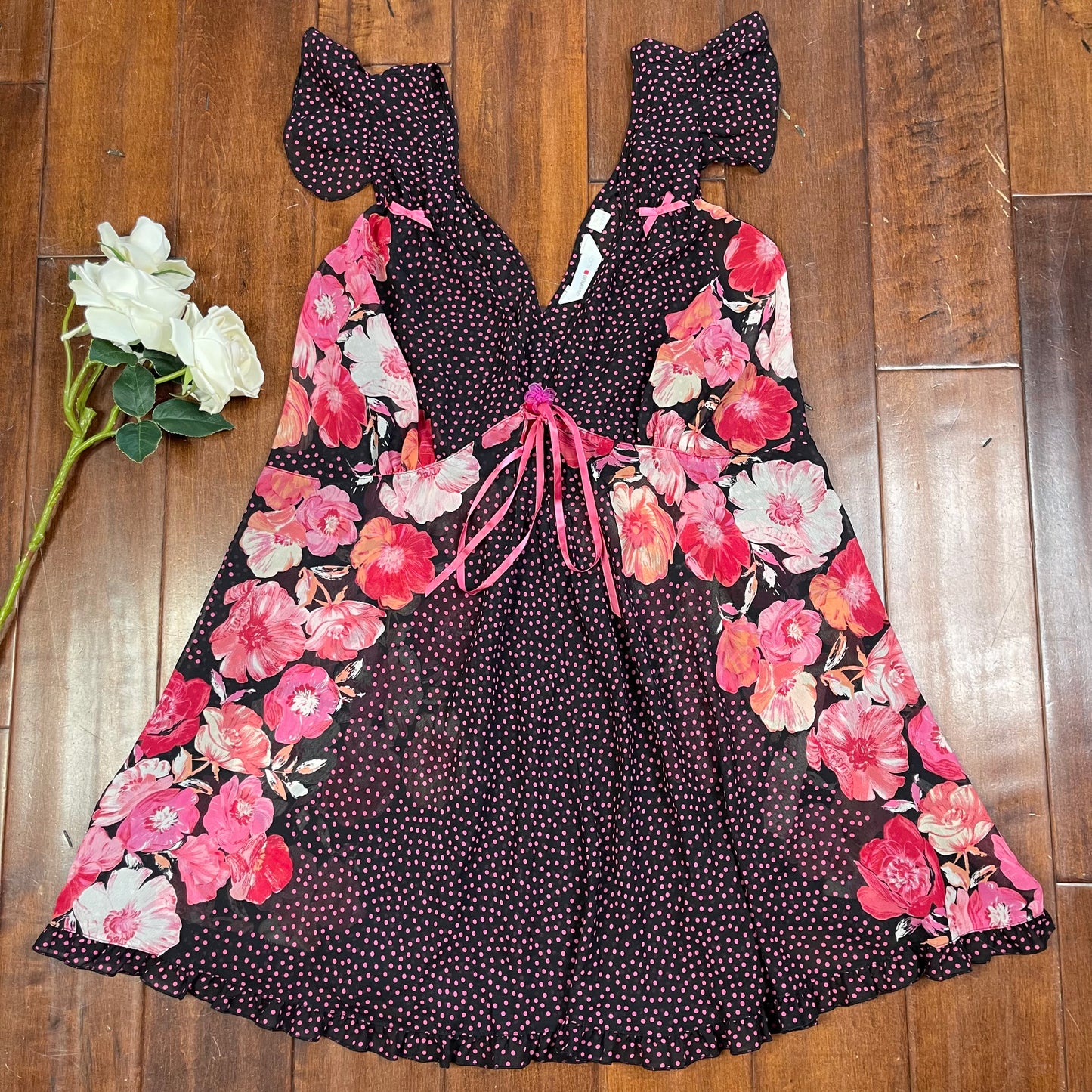 THRIFTED BABYDOLL SLIP DRESS