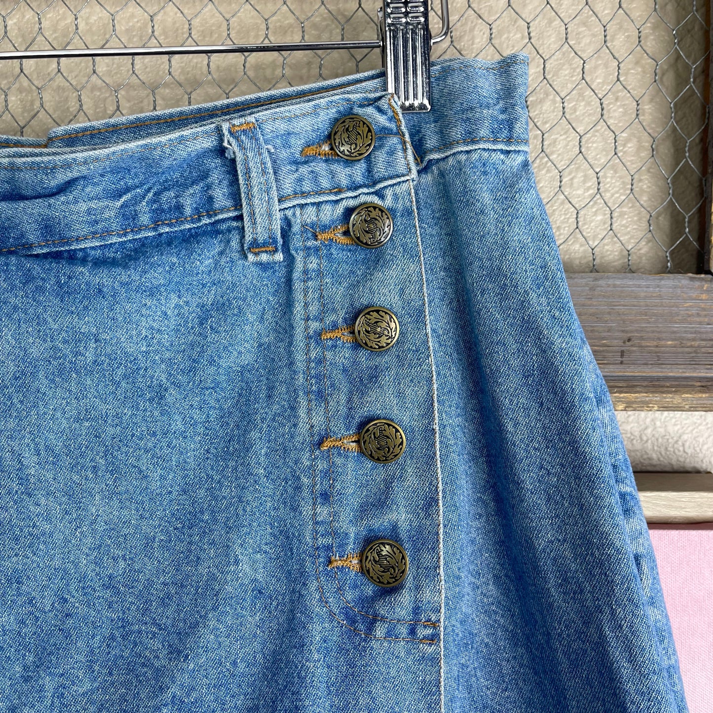 VINTAGE JEAN SKORT