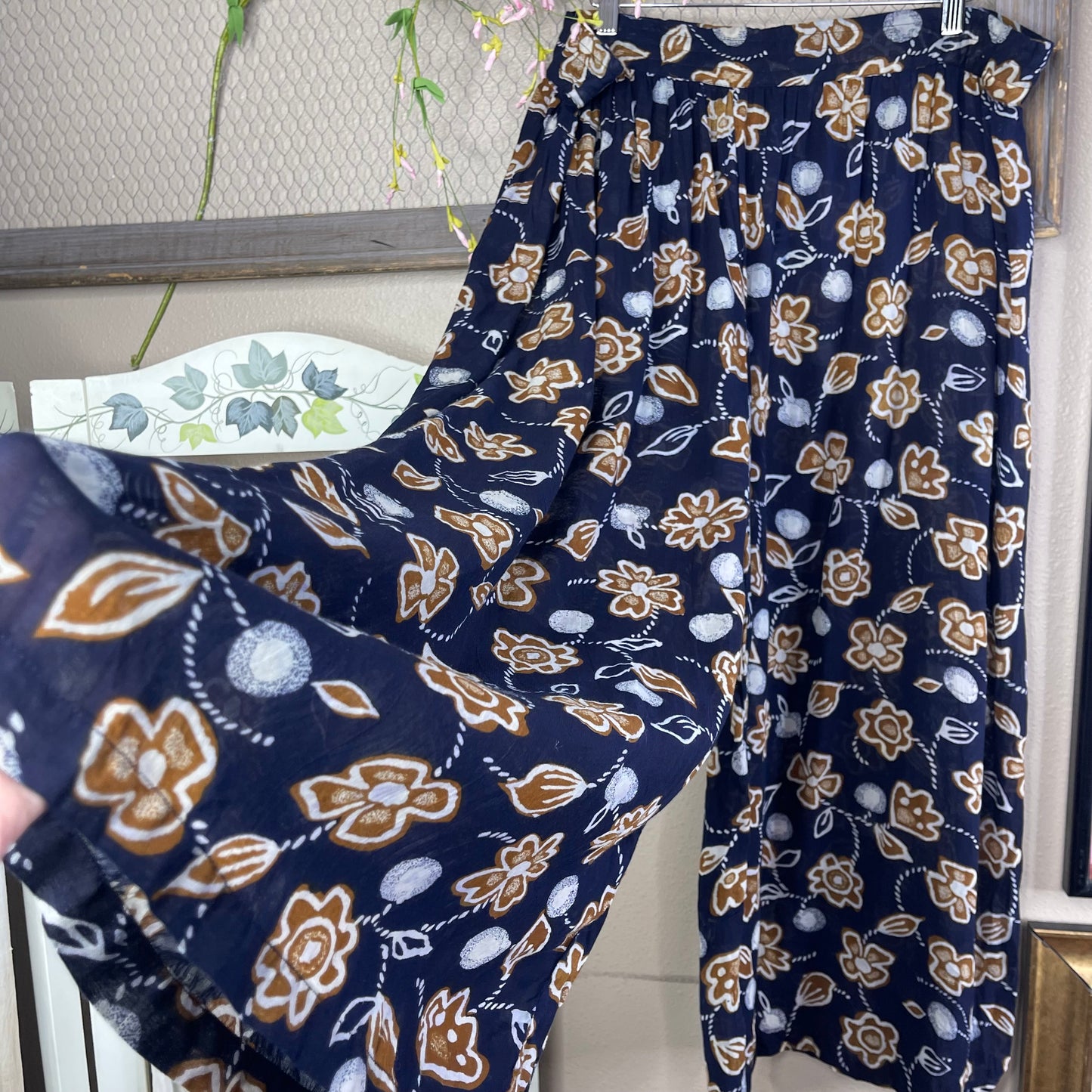 VINTAGE 90’S FLORAL FLOWY PANTS