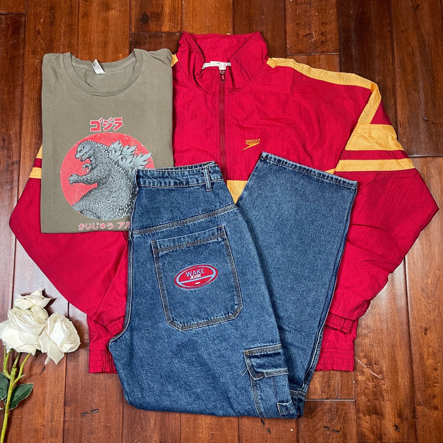 VINTAGE SPEEDO ZIP-UP WINDBREAKER