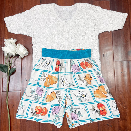 VINTAGE 90’S CROCHET CARDIGAN STYLE TOP