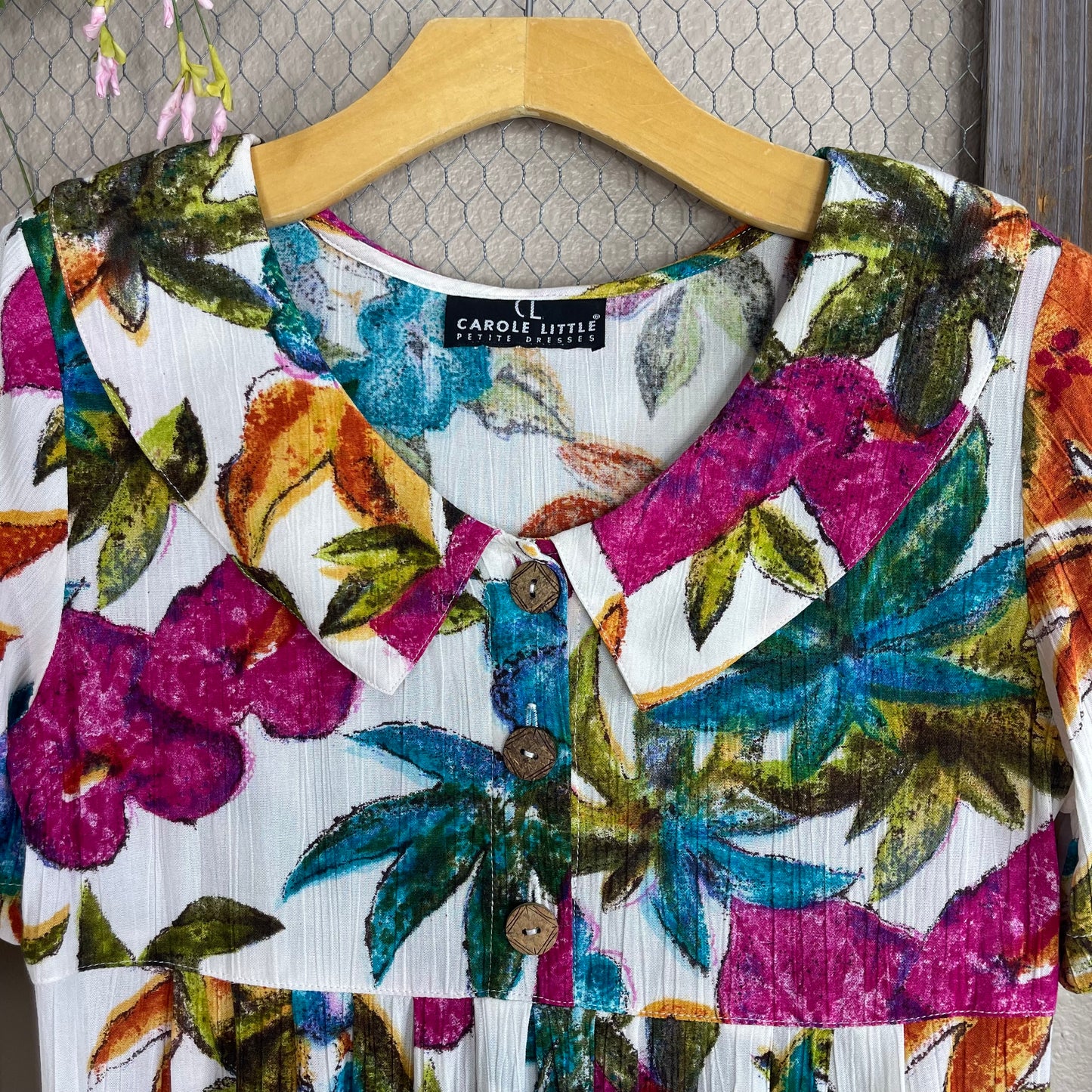 VINTAGE 80’S FLORAL MINI DRESS