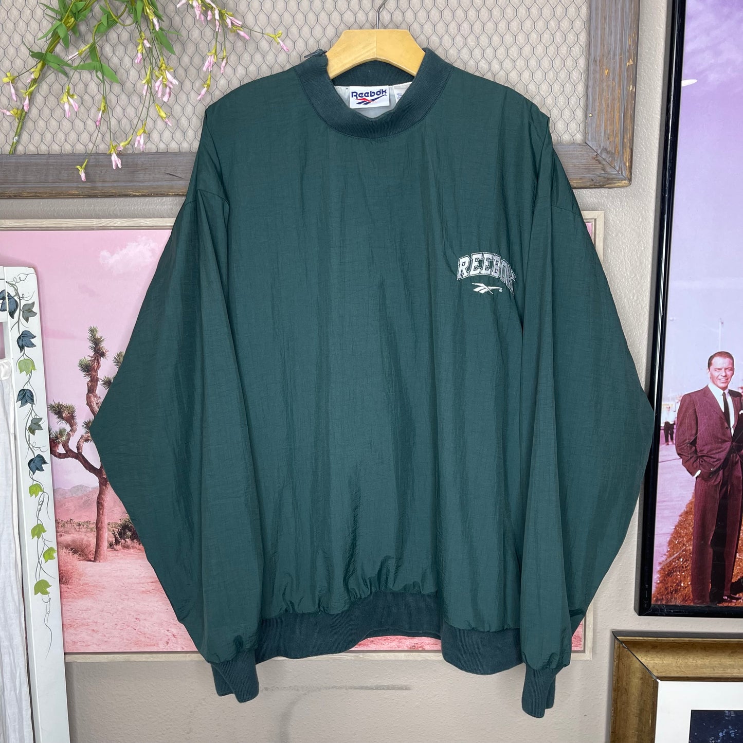 VINTAGE 90’S REEBOK WINDBREAKER CREWNECK SWEATSHIRT