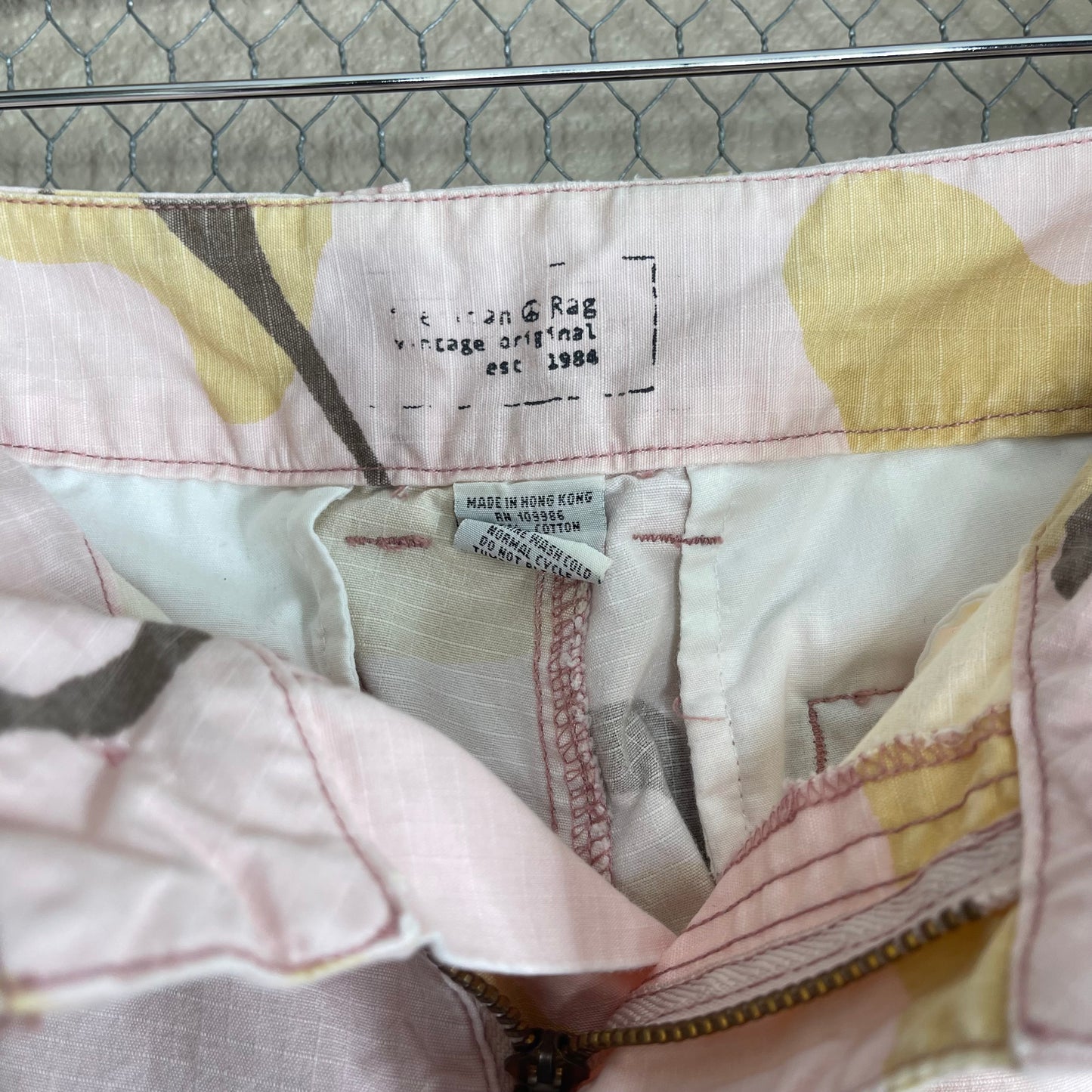 THRIFTED AMERICAN RAG PINK CAMOUFLAGE CARGO PANTS