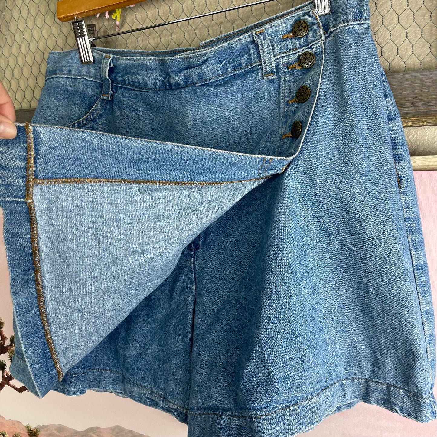 VINTAGE JEAN SKORT