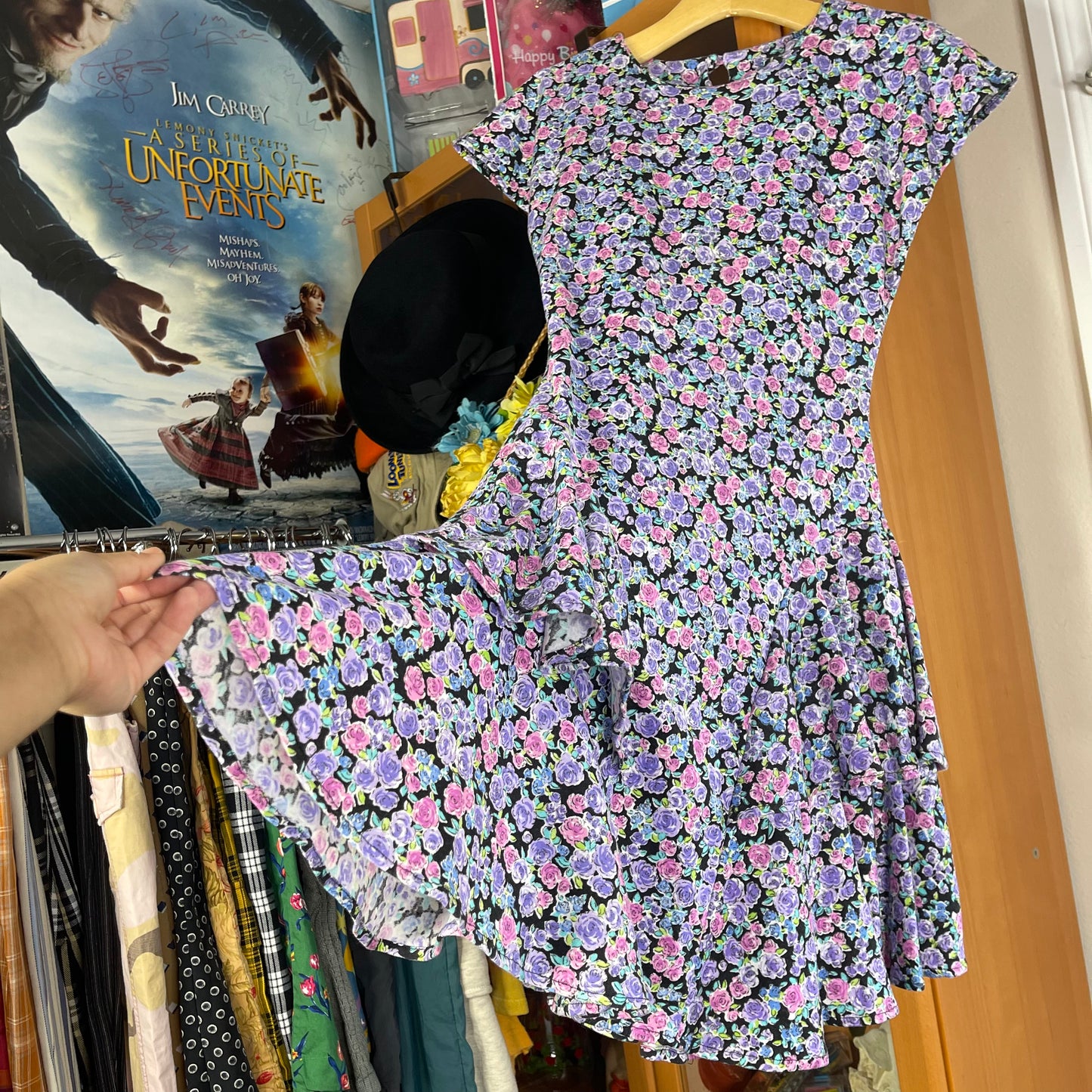 VINTAGE 80’S RAMPAGE FLORAL DRESS