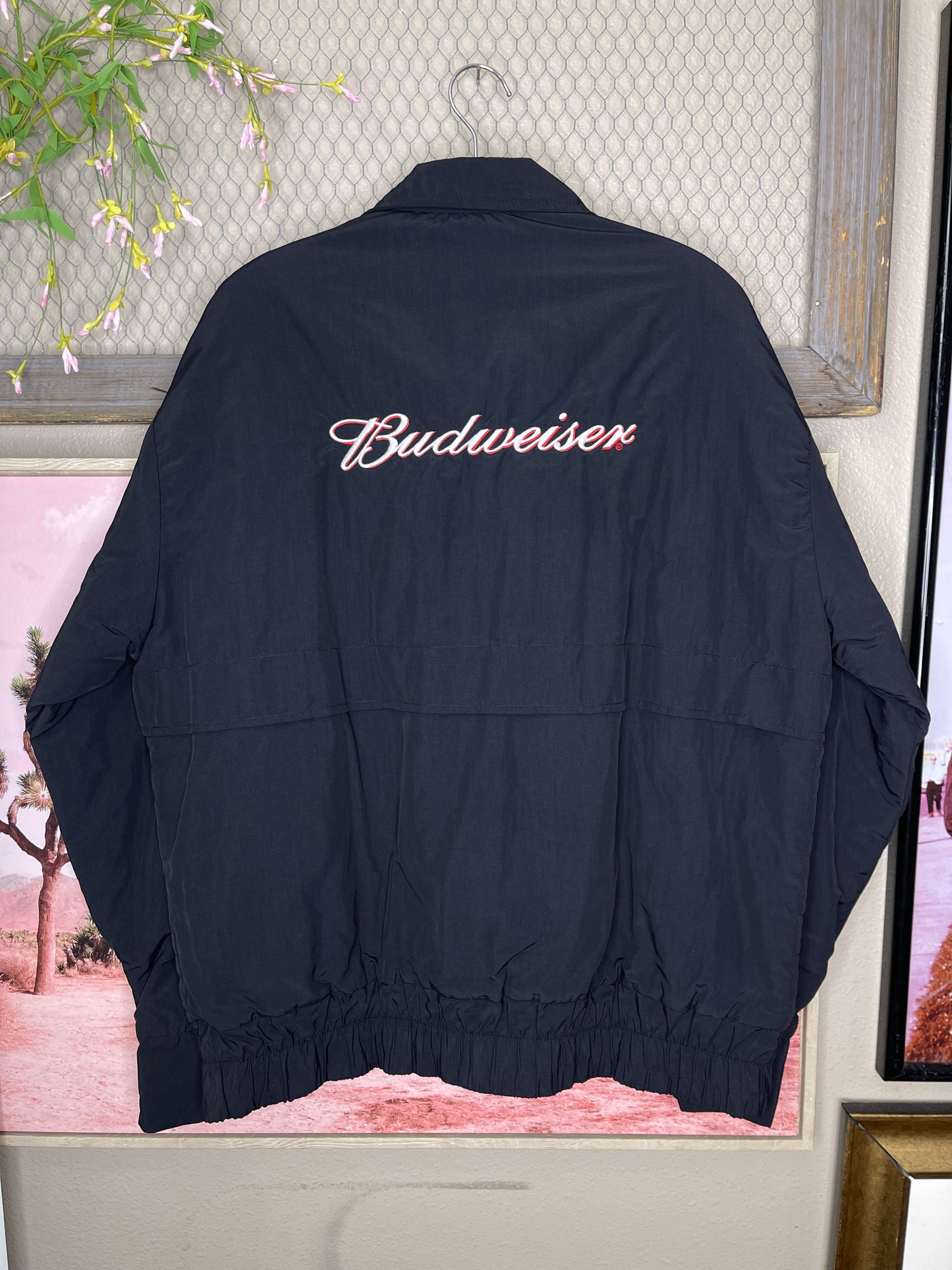 VINTAGE 80’S BUDWEISER UTILITY WORK JACKET