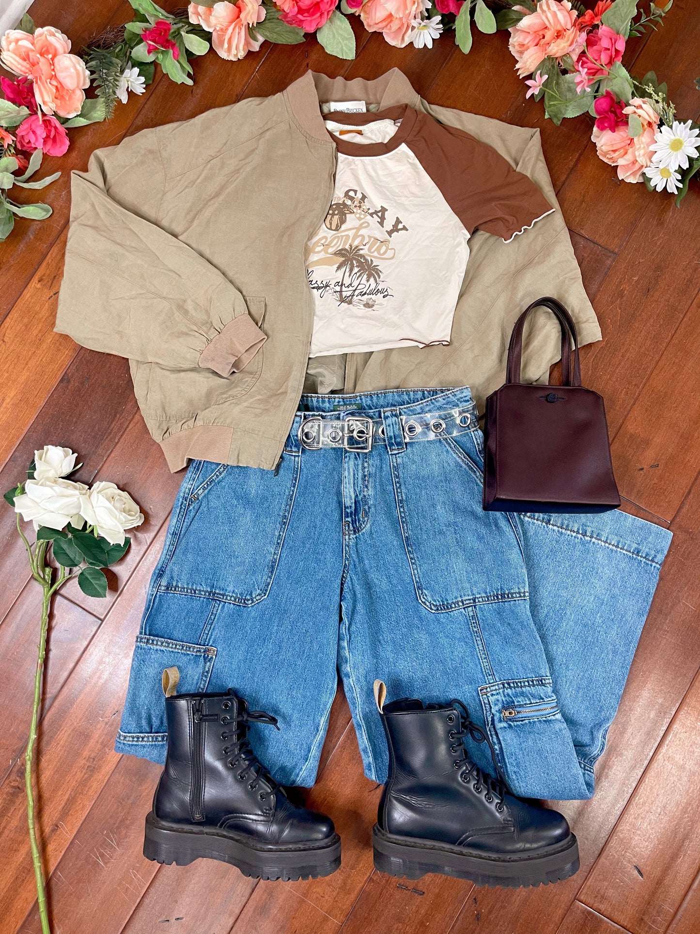THRIFTED CARGO JEANS
