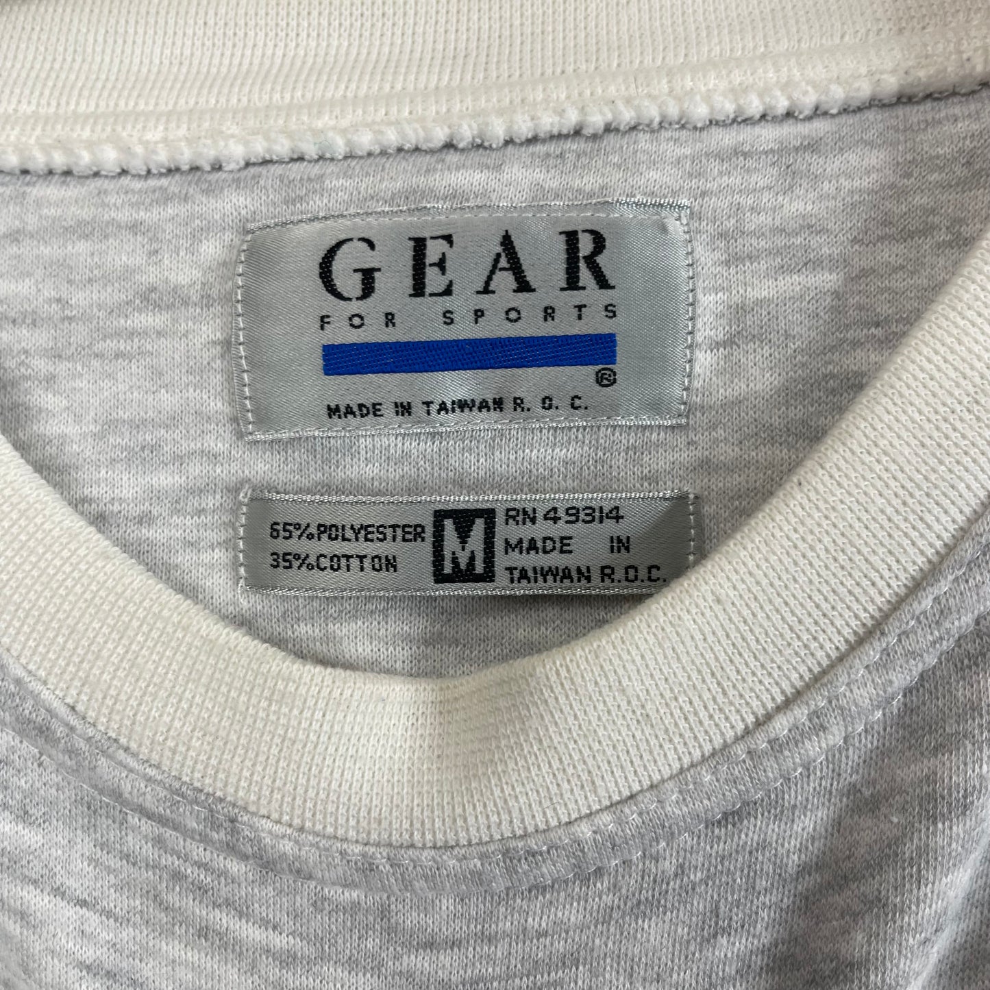 VINTAGE 1992 DETROIT GRAND PRIX COLOR-BLOCKED CREWNECK SWEATER