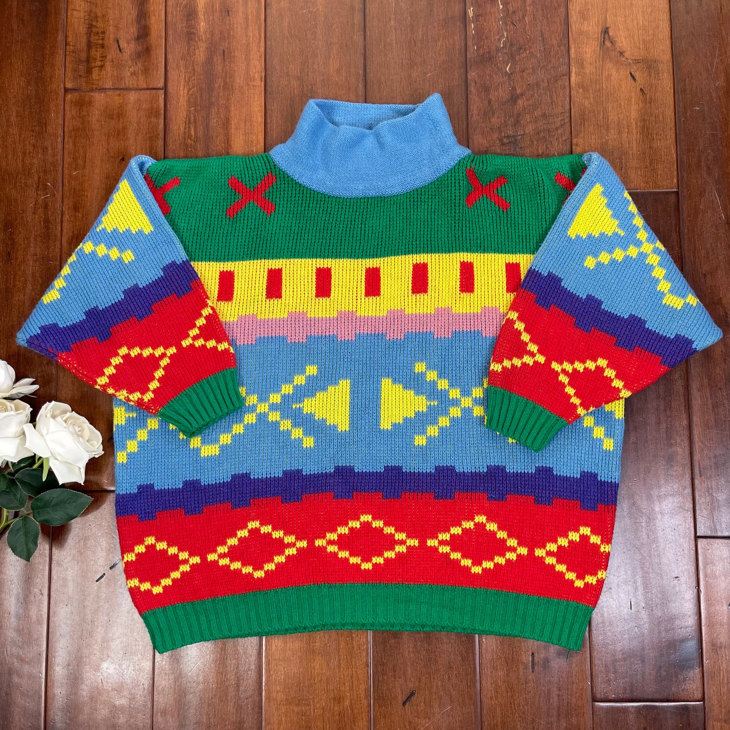 VINTAGE 80’S AVON FASHIONS TURTLENECK SWEATER