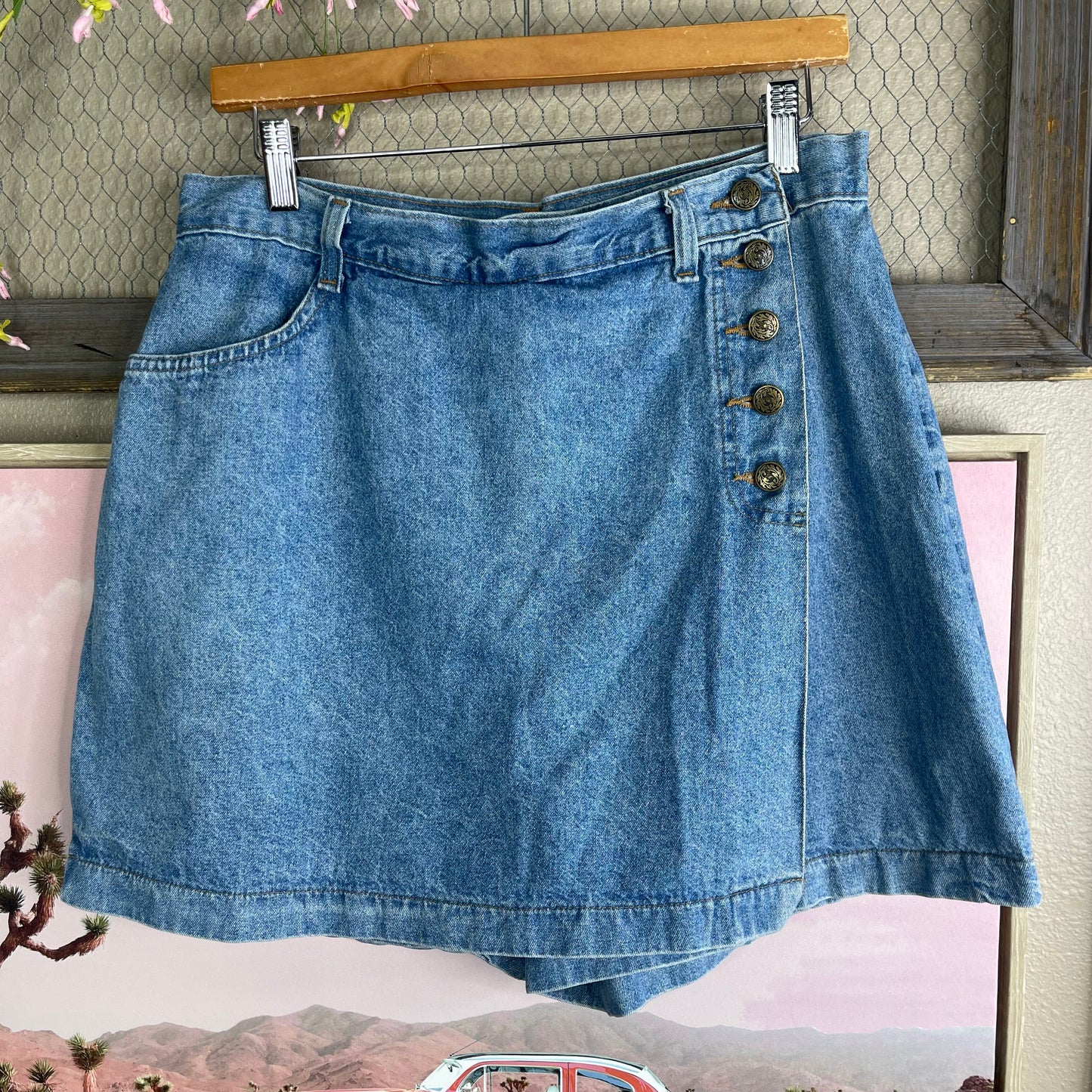 VINTAGE JEAN SKORT