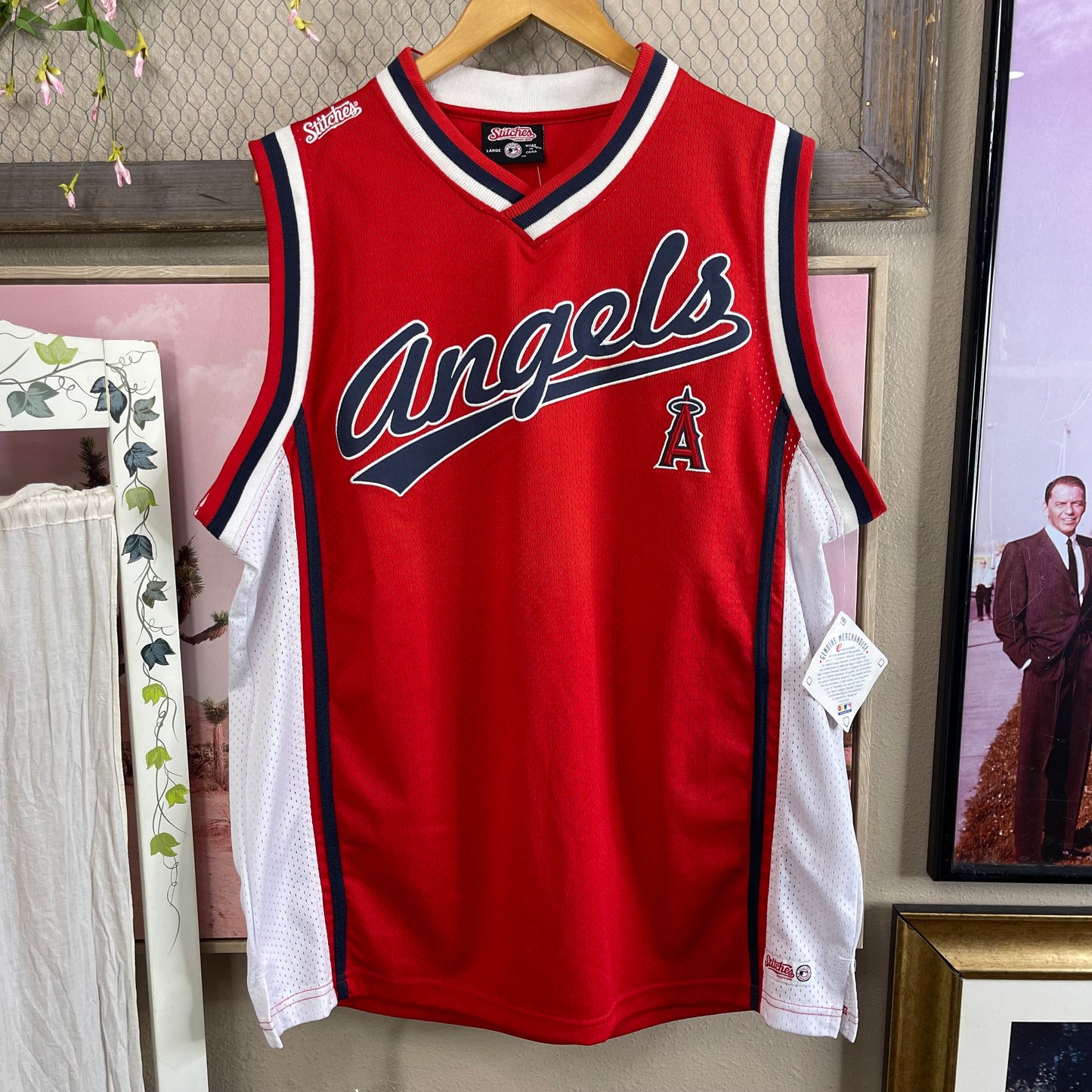 THRIFTED ANGELS BASEBALL STITCHES JERSEY