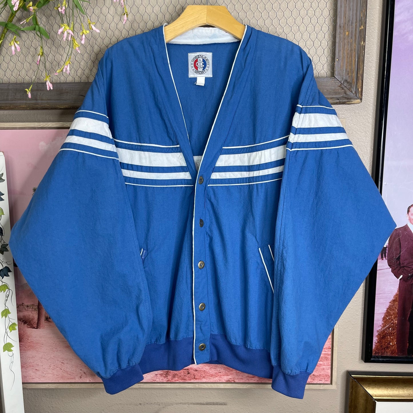 VINTAGE 80’S GREENLINE SPORT CARDIGAN