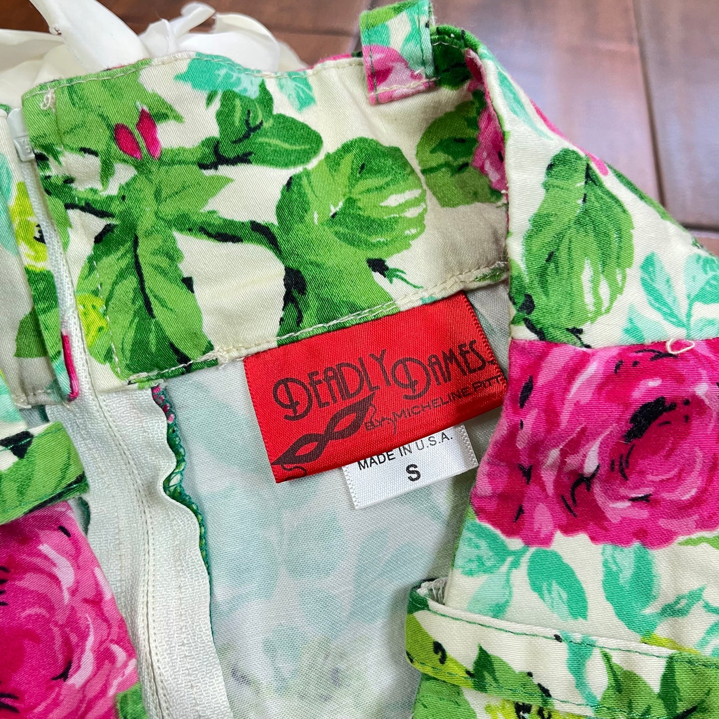 THRIFTED PIN-UP DOLL PENCIL SKIRT BY DEADLY DAMES