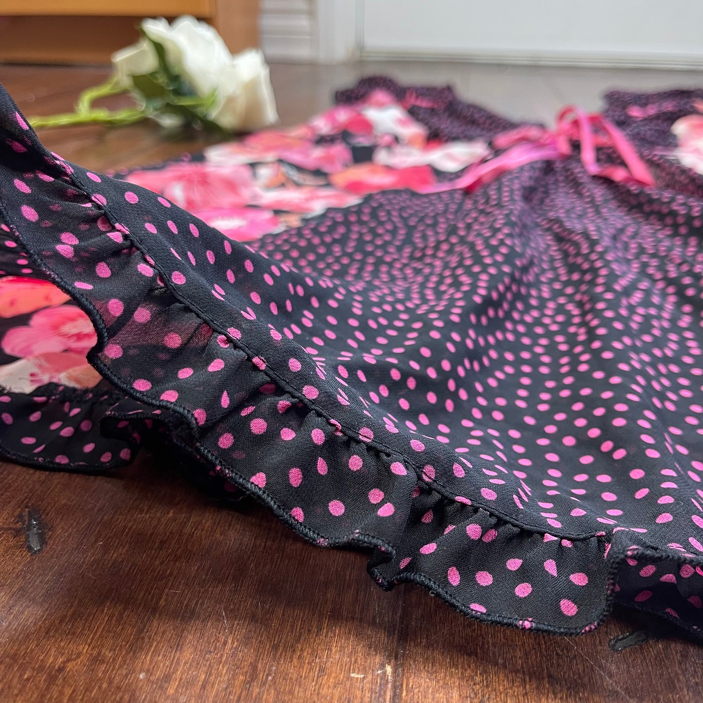 THRIFTED BABYDOLL SLIP DRESS