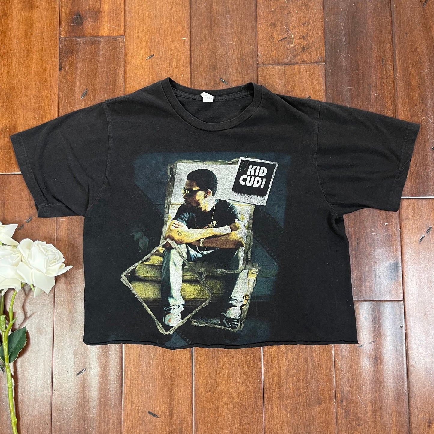 THRIFTED KID CUDI CUT-UP TEE