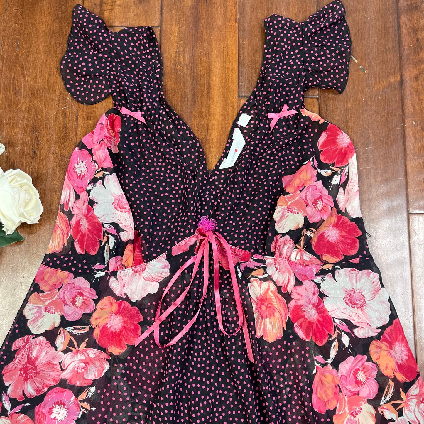 THRIFTED BABYDOLL SLIP DRESS