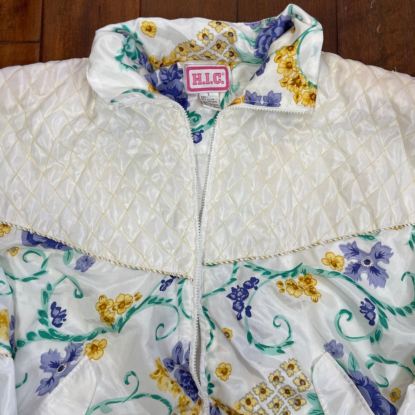 VINTAGE 80’S FLORAL WINDBREAKER