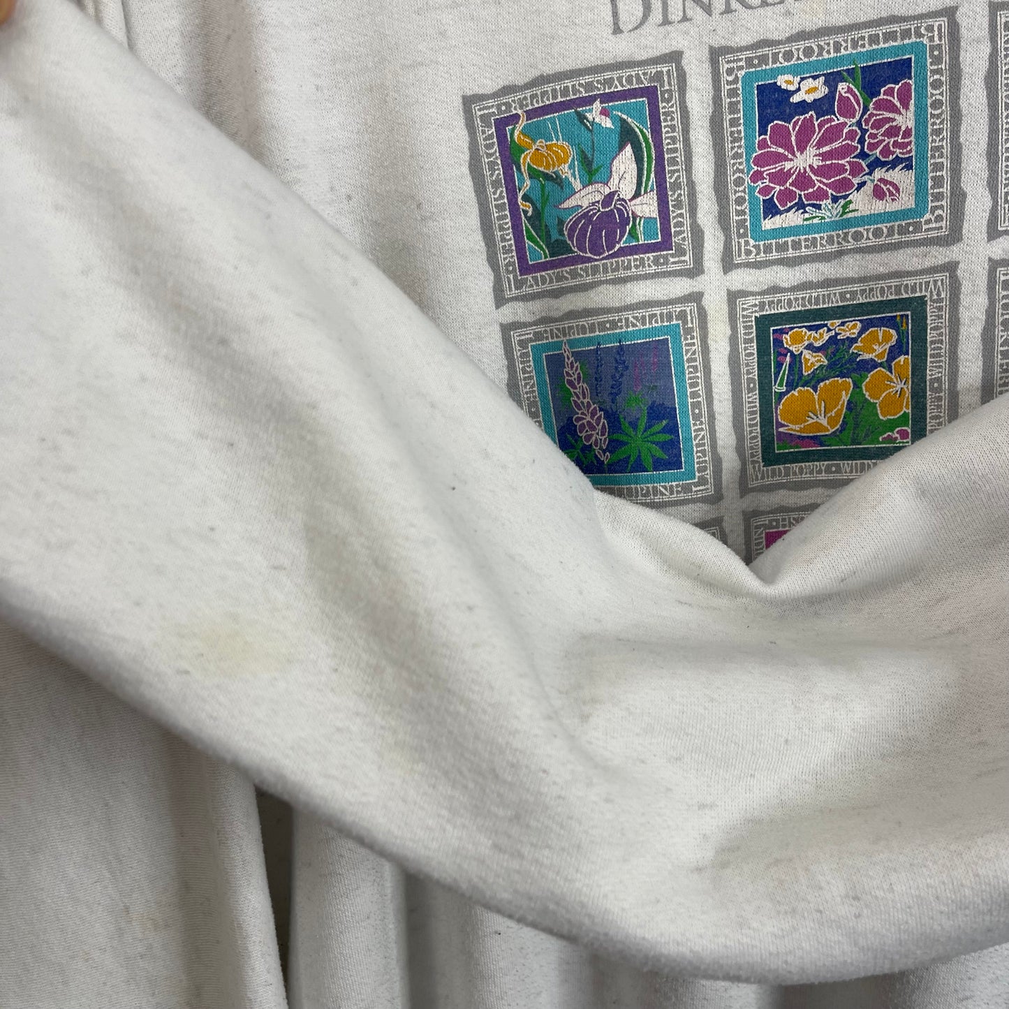 VINTAGE 80’S “DINKEY CREEK WILDFLOWERS” CREWNECK SWEATER