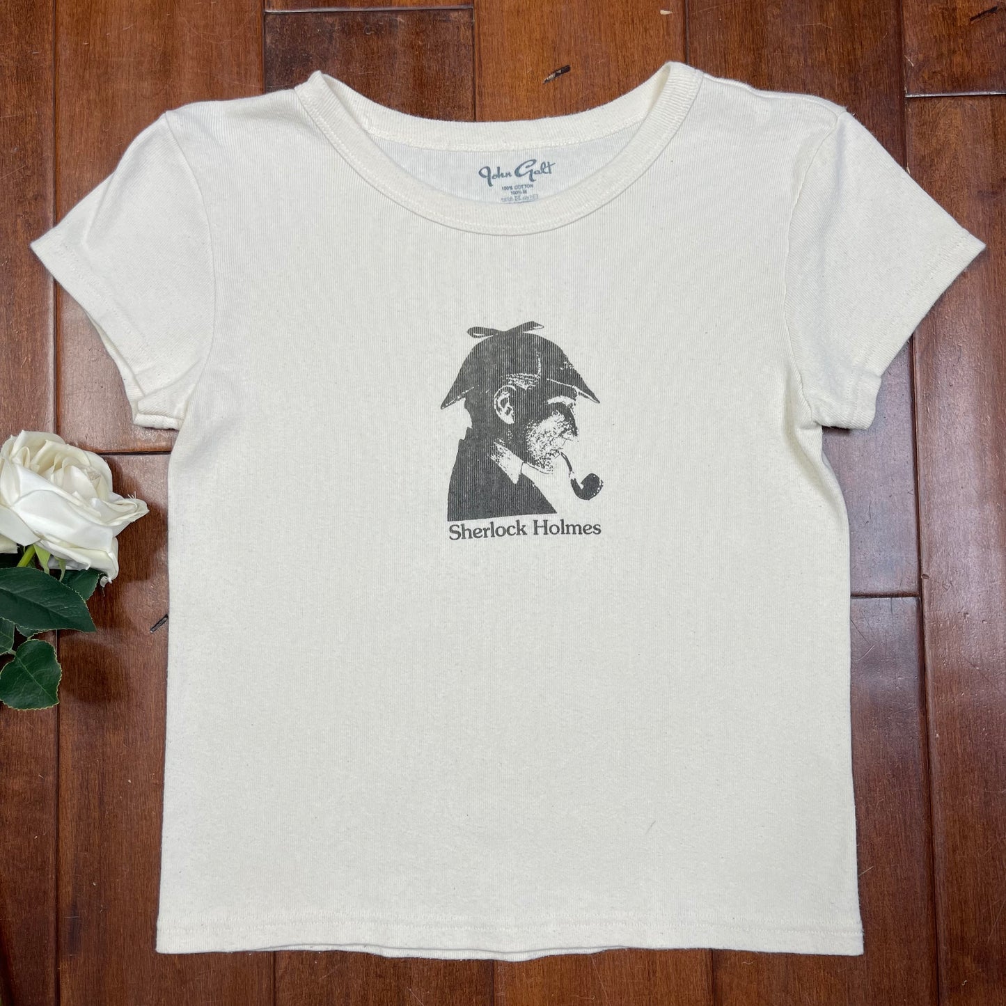 THRIFTED SHERLOCK HOLMES BRANDY MELVILLE TEE