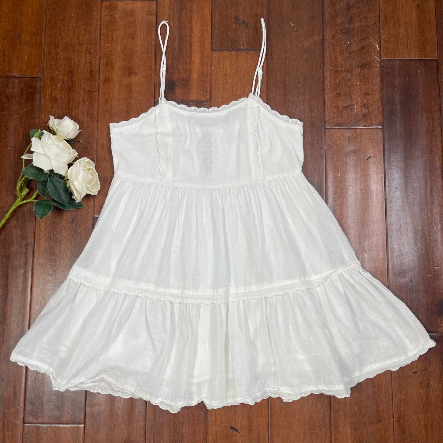 THRIFTED UO WHITE DRESS