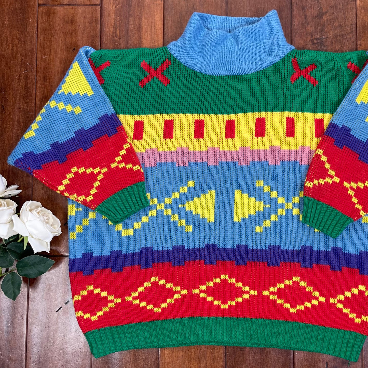 VINTAGE 80’S AVON FASHIONS TURTLENECK SWEATER