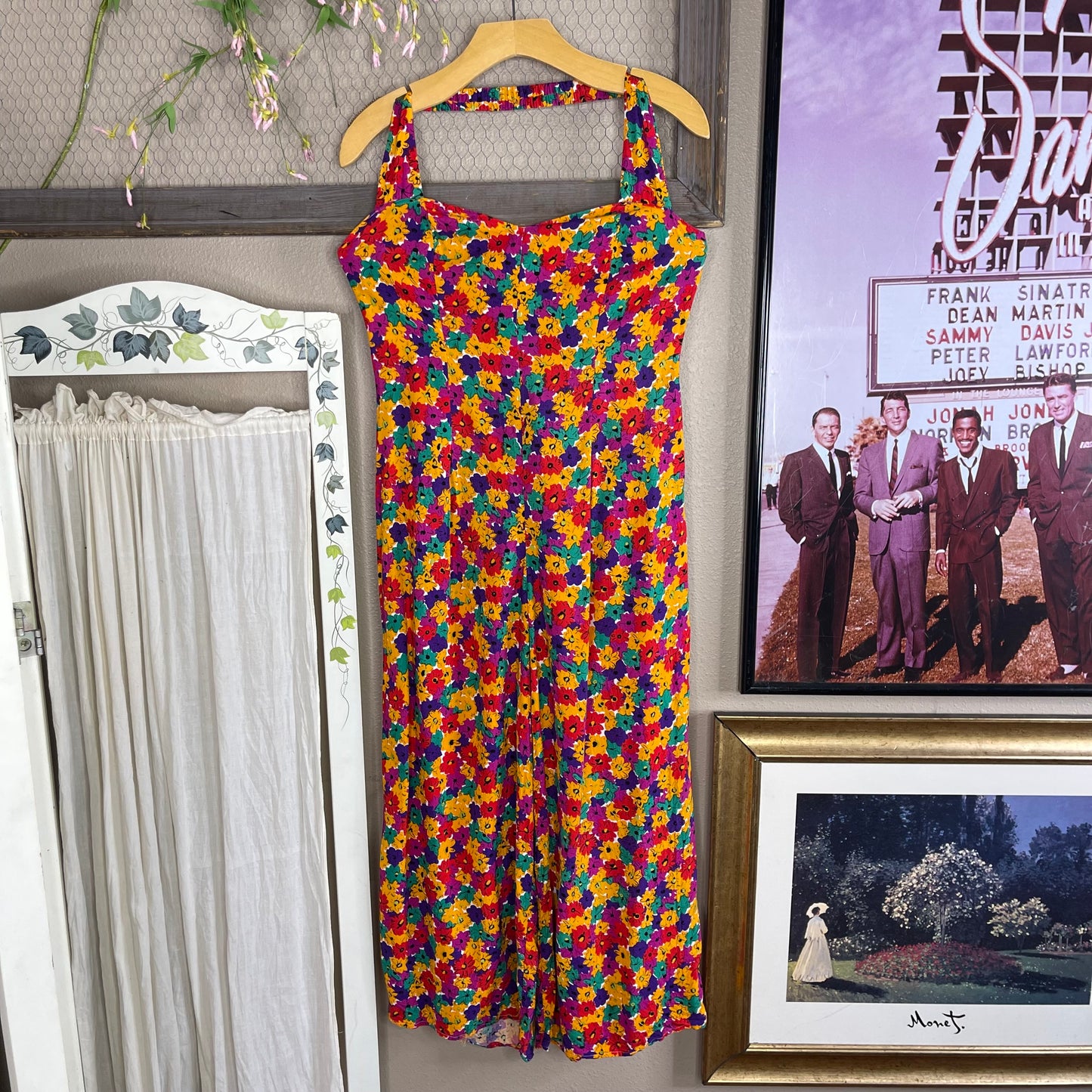 VINTAGE 90’S FLORAL JUMPSUIT