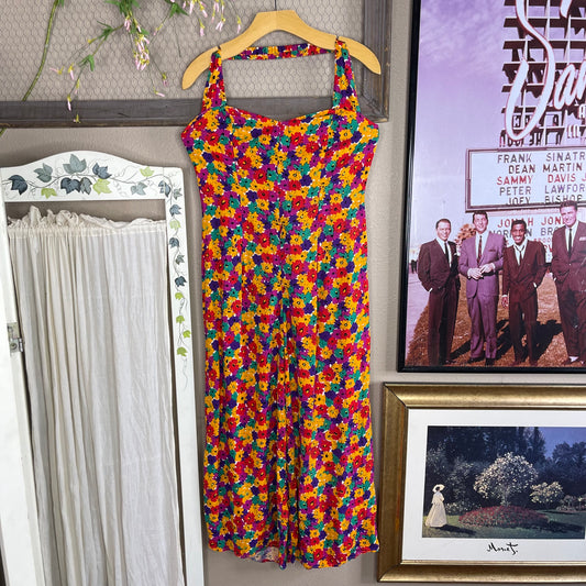 VINTAGE 90’S FLORAL JUMPSUIT