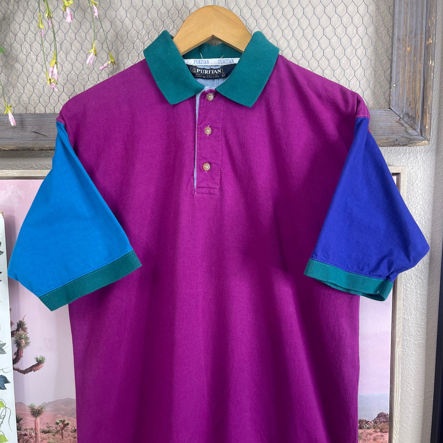 VINTAGE COLOR-BLOCKED POLO
