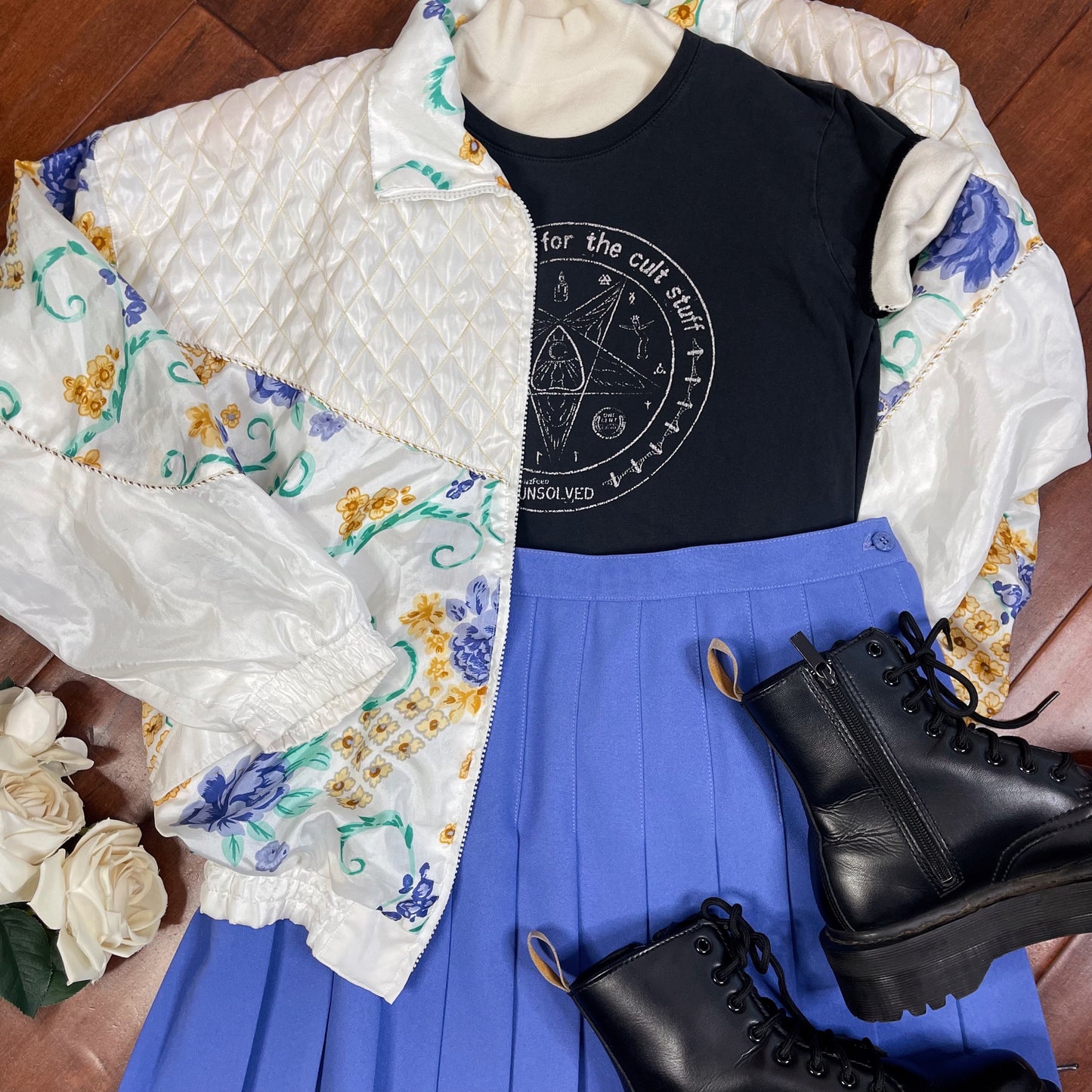 VINTAGE 80’S FLORAL WINDBREAKER