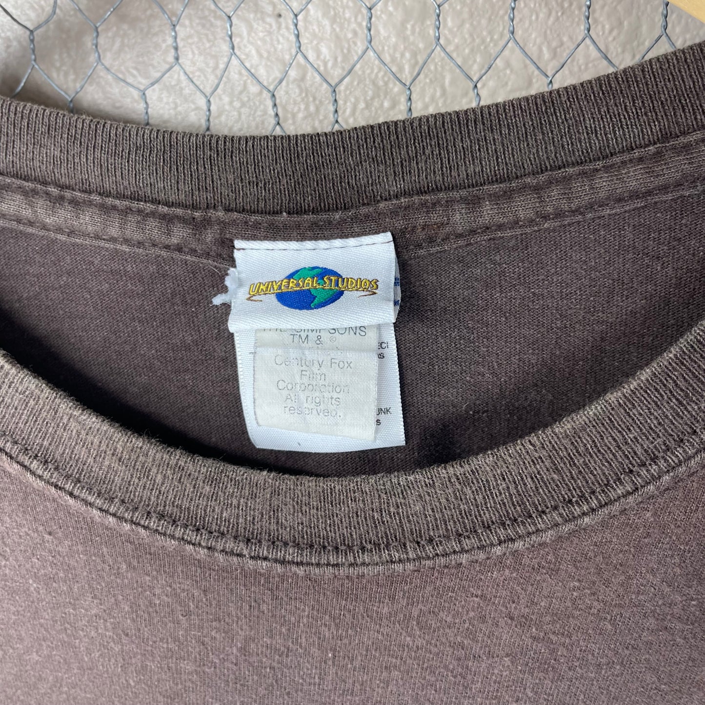 THRIFTED UNIVERSAL STUDIOS KRUSTY BURGER T-SHIRT