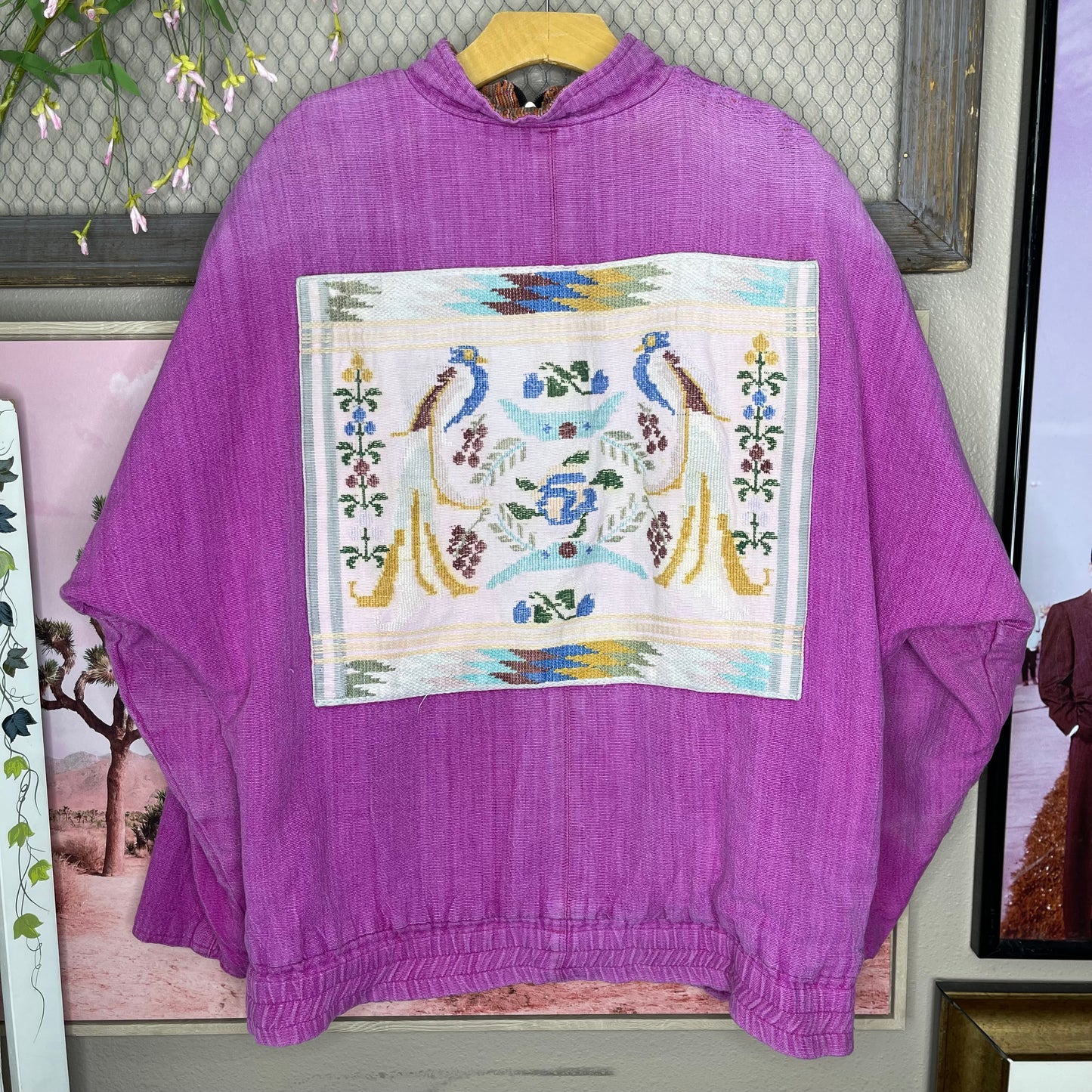 VINTAGE SOUTHWESTERN ZIP-UP BLANKET JACKET