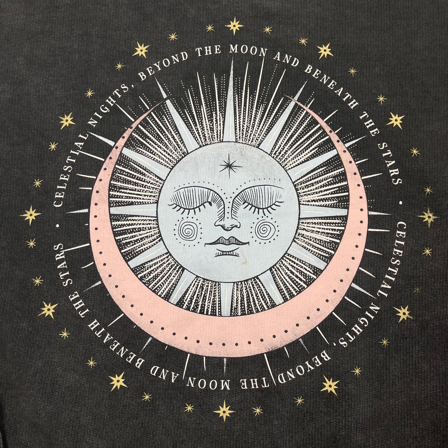 THRIFTED SUN & MOON SWEATSHIRT
