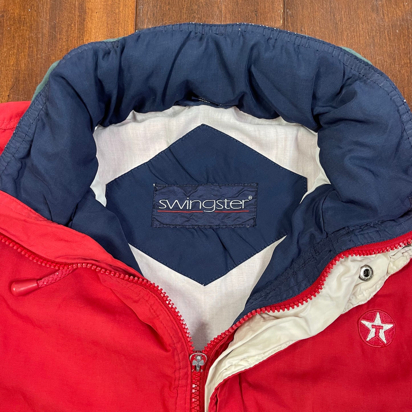 VINTAGE 90’S COLORBLOCKED WINDBREAKER ZIP-UP