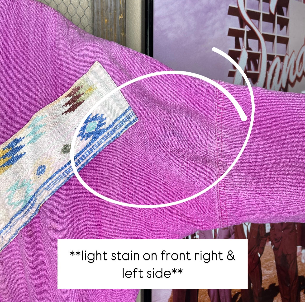 VINTAGE SOUTHWESTERN ZIP-UP BLANKET JACKET