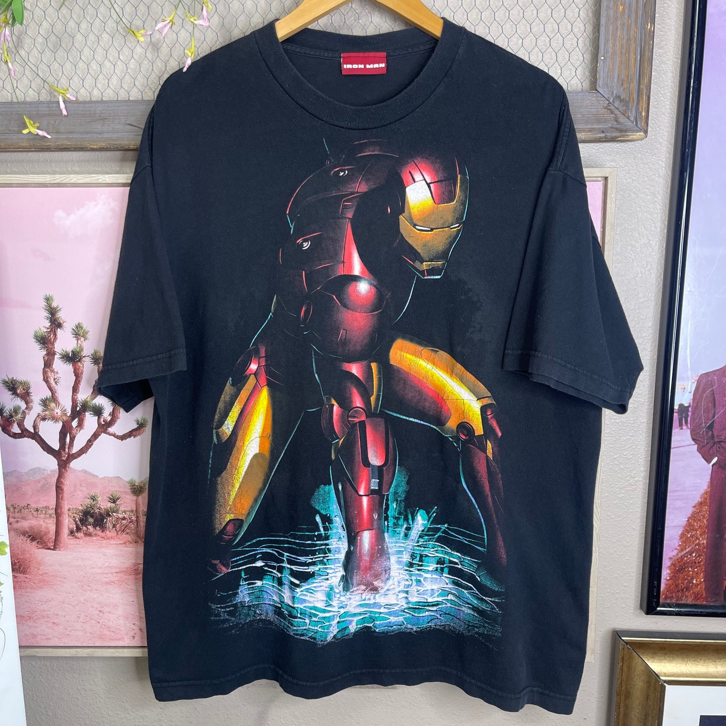 VINTAGE 2008 IRON MAN MARVEL T-SHIRT