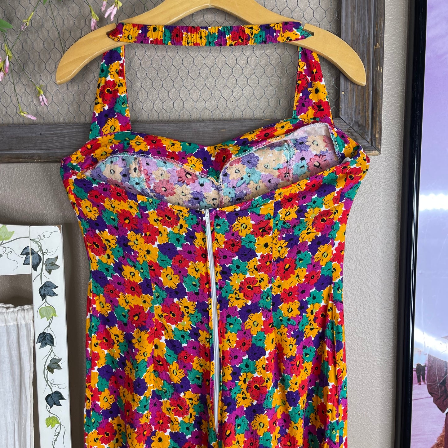 VINTAGE 90’S FLORAL JUMPSUIT