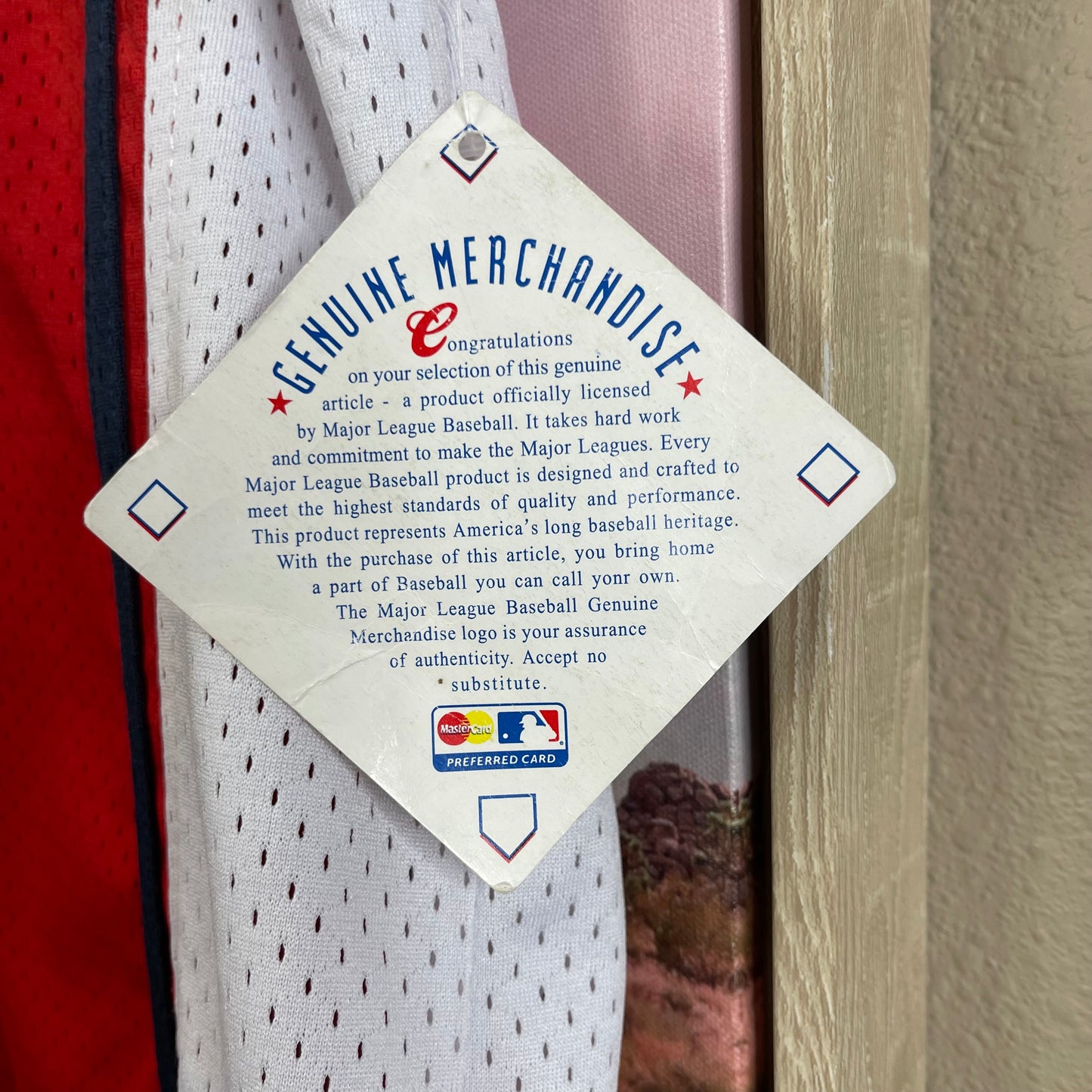 THRIFTED ANGELS BASEBALL STITCHES JERSEY