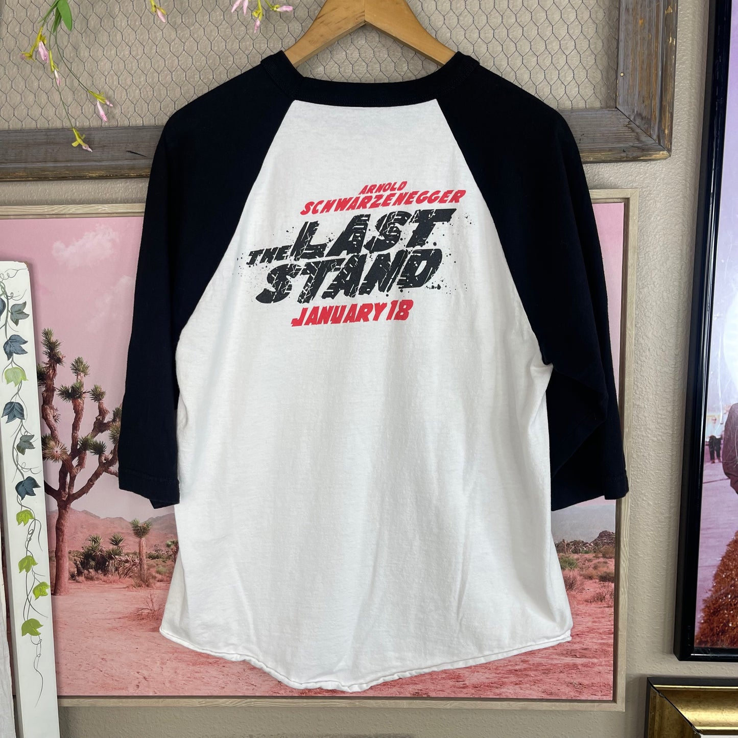 THRIFTED “THE LAST STAND” ARNOLD SCHWARZENEGGER T-SHIRT