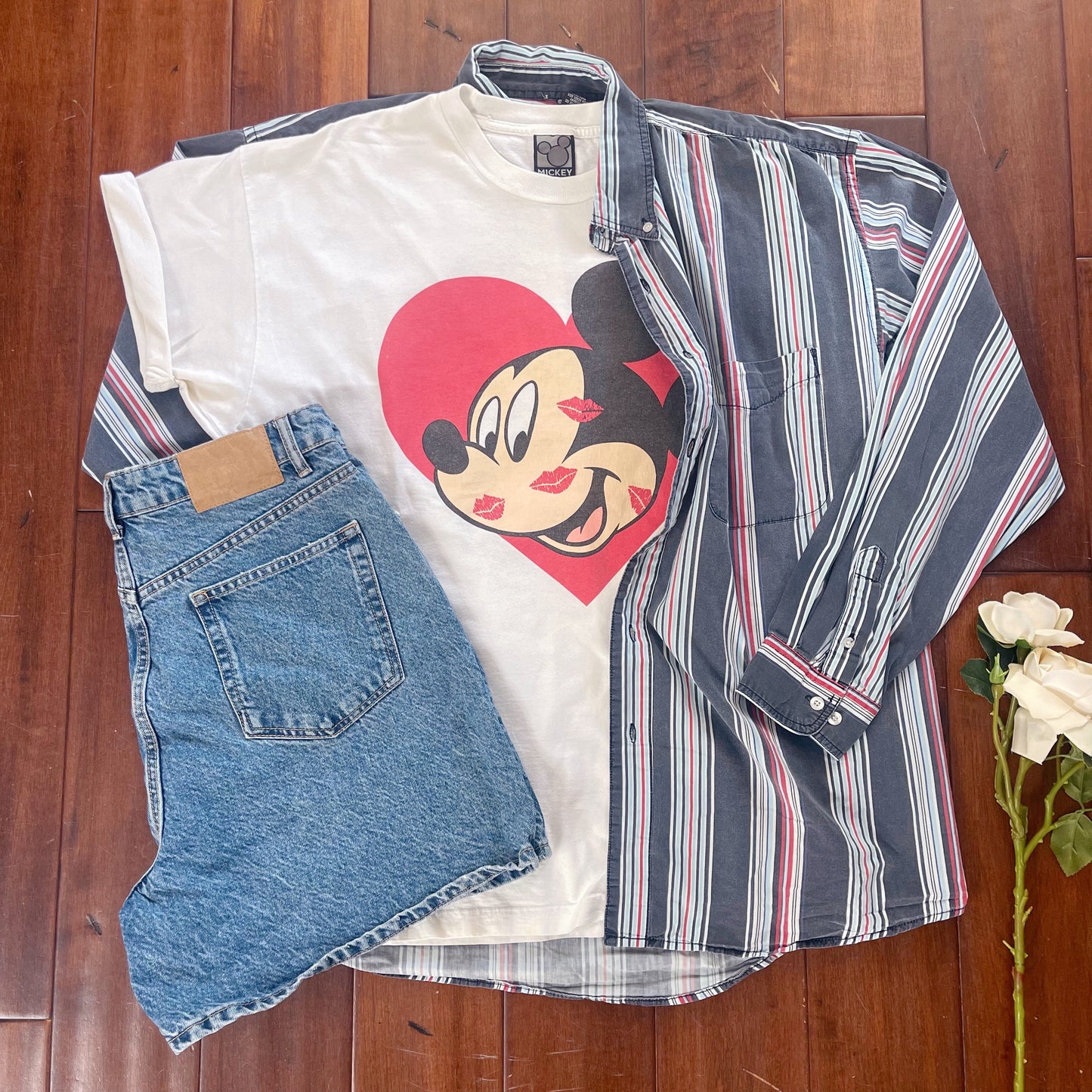 THRIFTED ZARA HIGH-WAISTED JEAN SHORTS