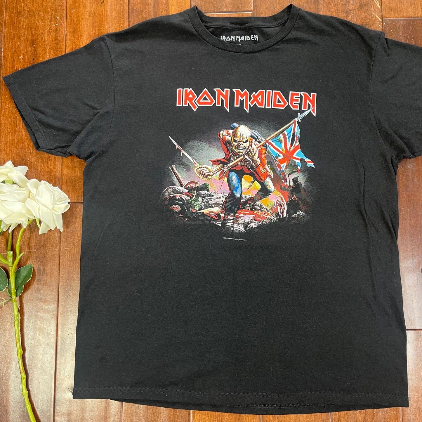 THRIFTED IRON MAIDEN T-SHRIT
