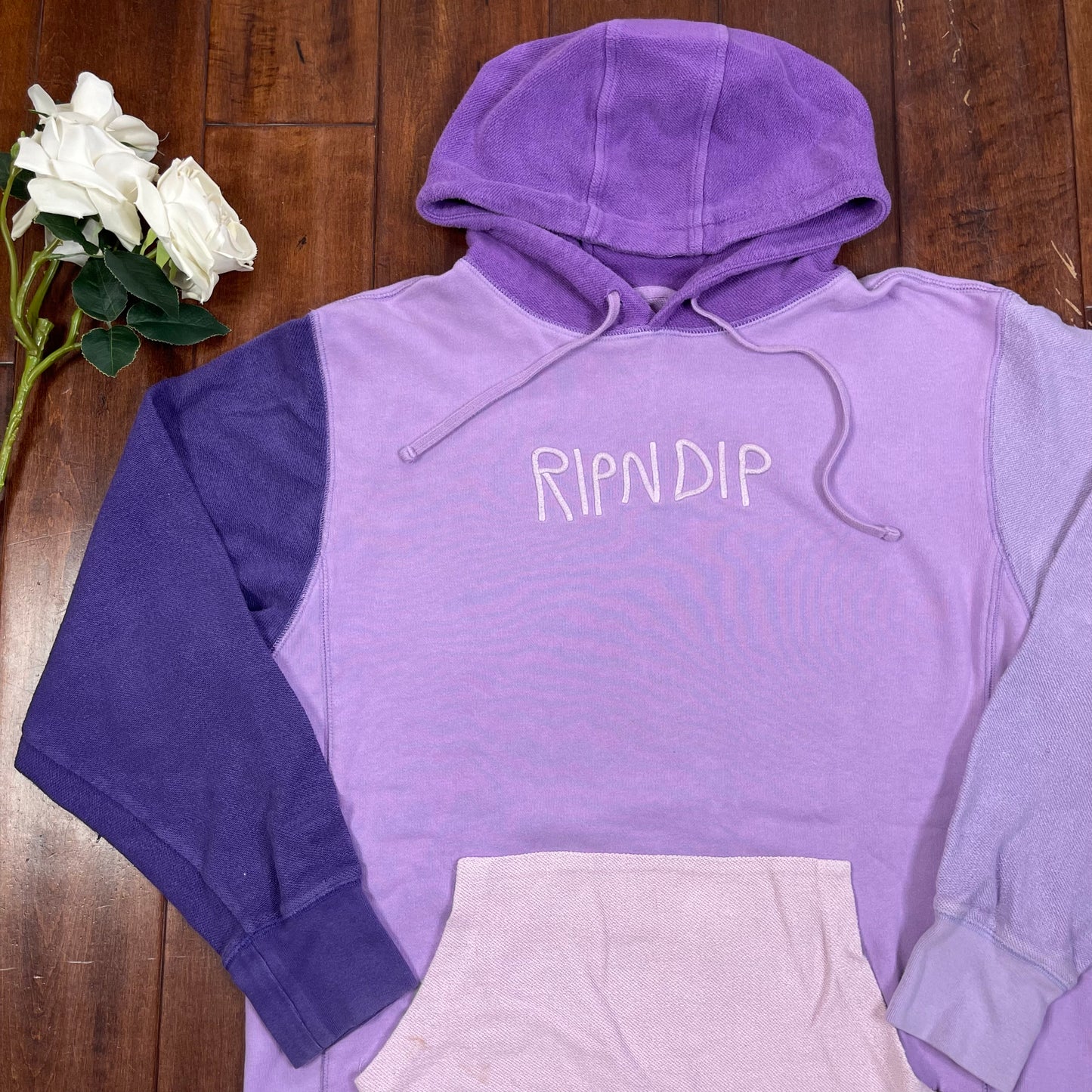THRIFTED “RIP N DIP” HOODIE