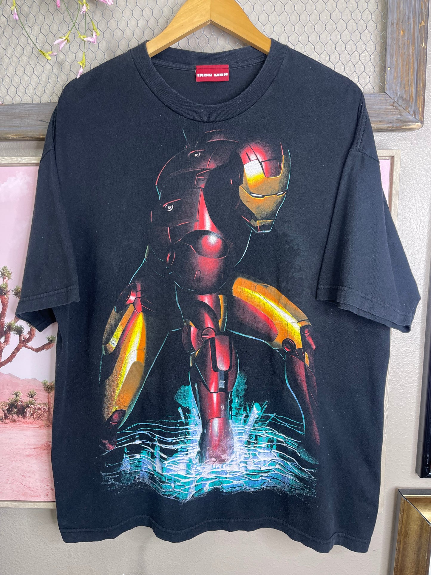 VINTAGE 2008 IRON MAN MARVEL T-SHIRT