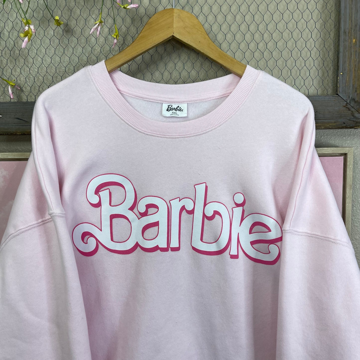 THRIFTED BARBIE CREWNECK SWEATER