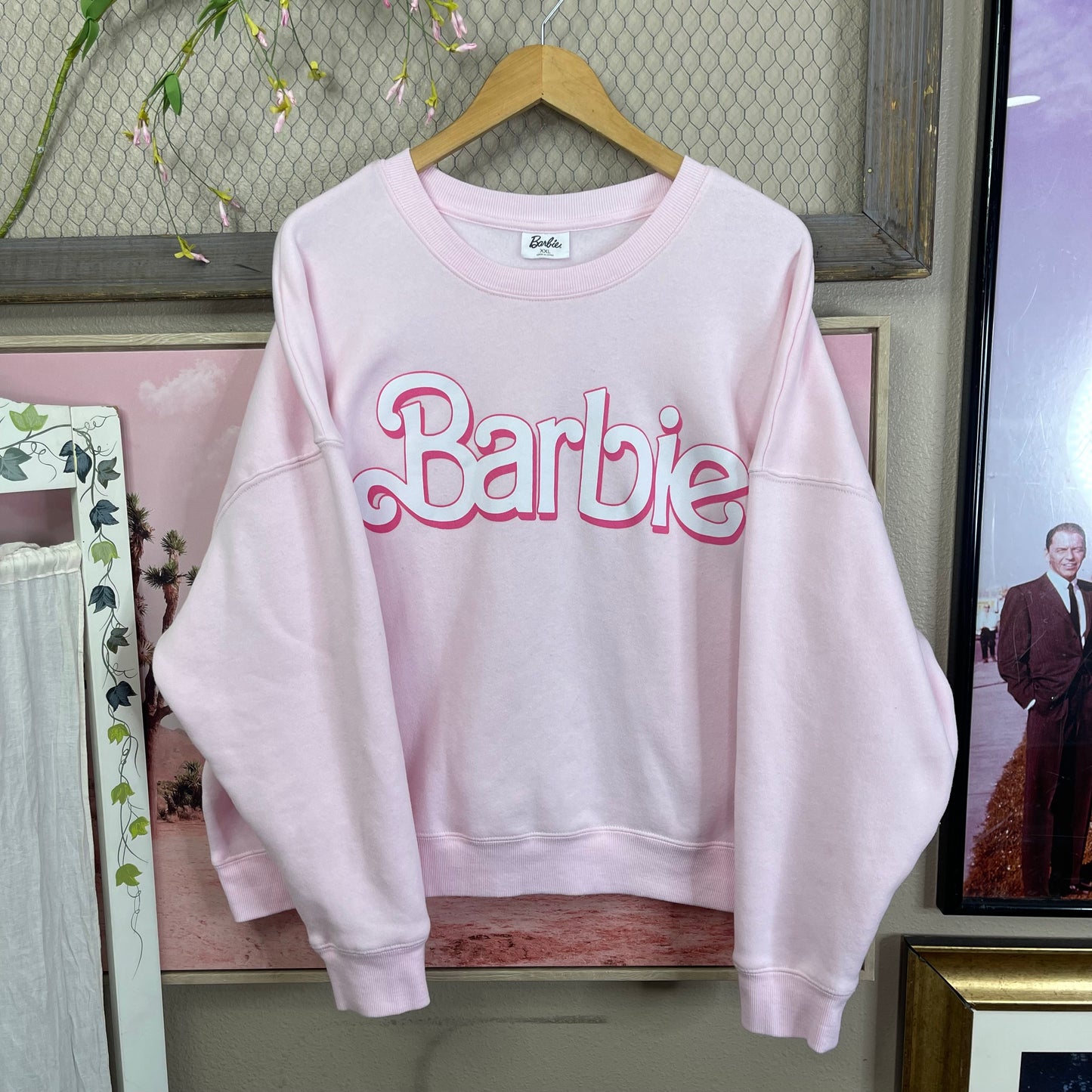 THRIFTED BARBIE CREWNECK SWEATER