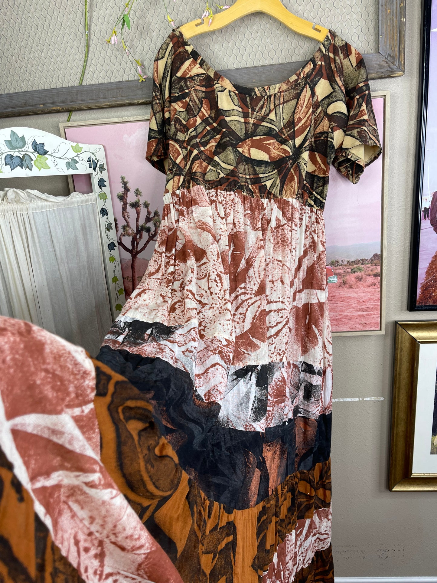 VINTAGE 90’S BOHO MAXI DRESS