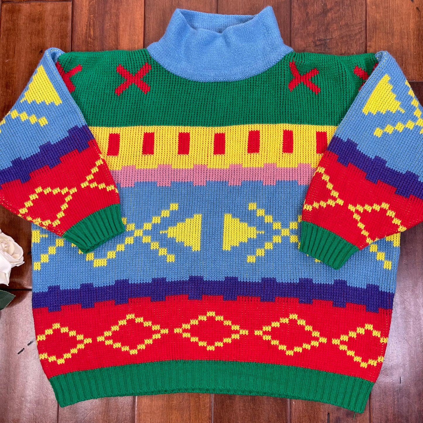 VINTAGE 80’S AVON FASHIONS TURTLENECK SWEATER