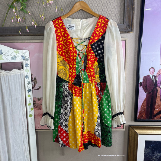 VINTAGE 70’S HIPPIE ROMPER