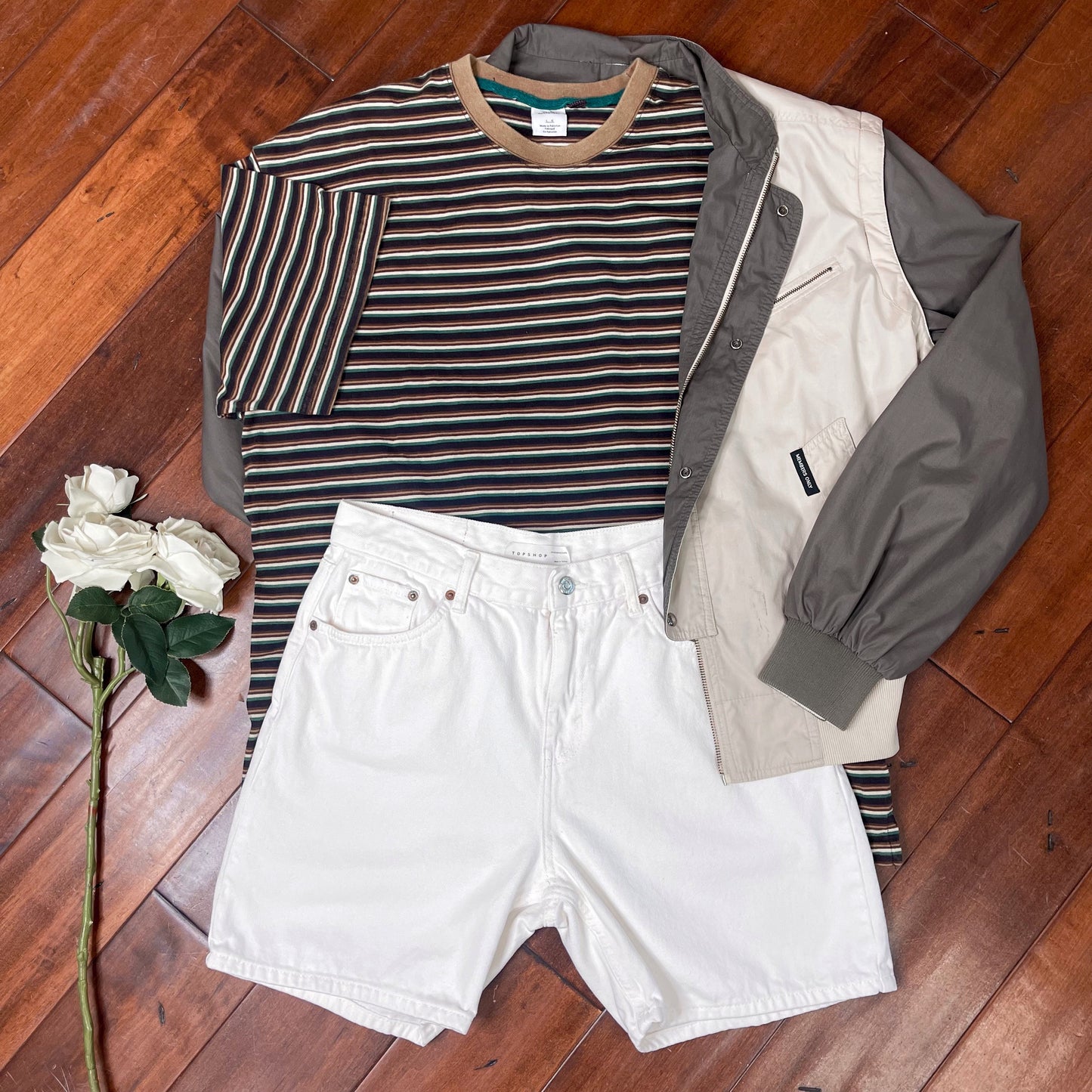 VINTAGE MEMBERS ONLY ZIP-UP JACKET