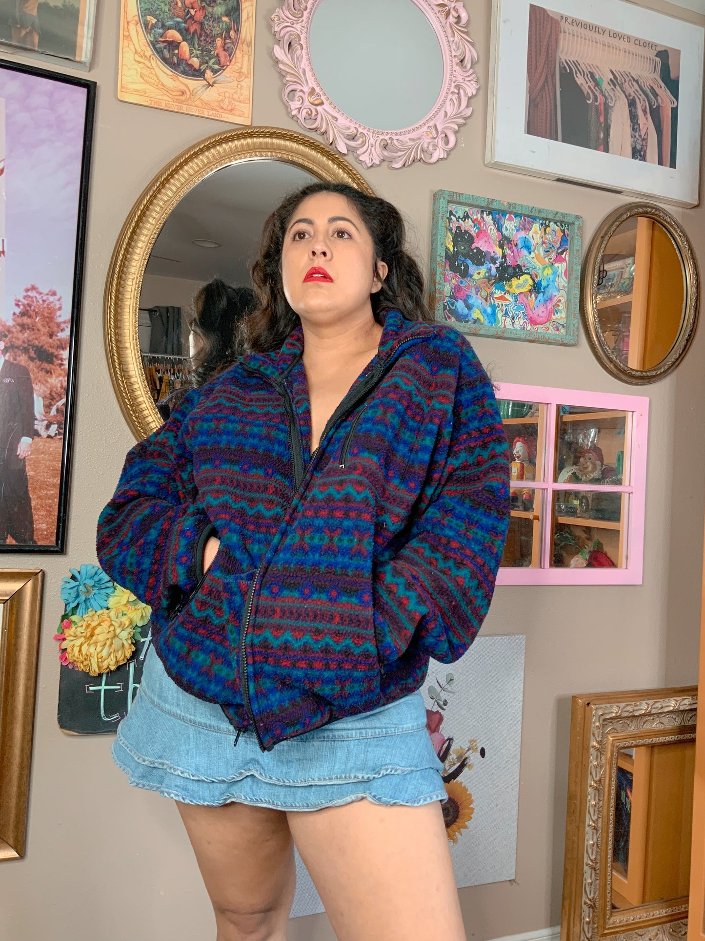 VINTAGE ST.JOHN’S BAY FLEECE ZIP-UP